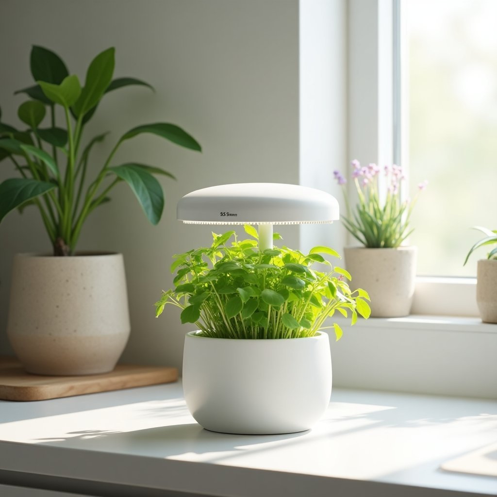 click grow smart garden kitchen herb system counter