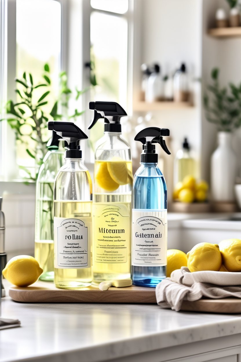 diy eco friendly cleaning recipes glass bottles