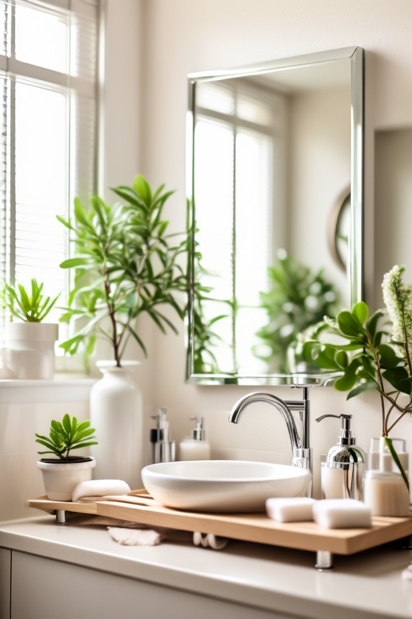 refresh bathroom without renovating high impact