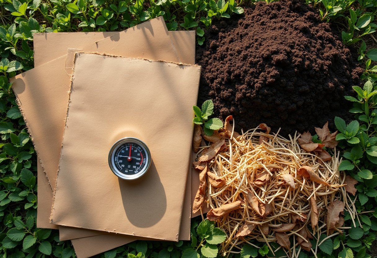 sheet mulching lasagna garden materials content a