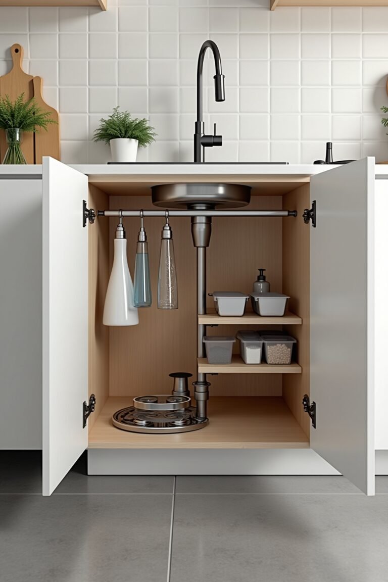How to Clean and Organize Under Your Kitchen Sink (The 20-Minute Method)